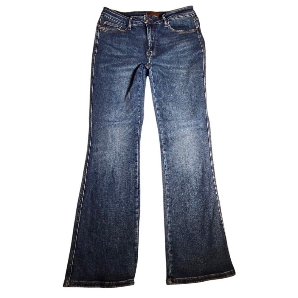 Judy Blue JB88148 womens Bootcut Jeans Dark Wash Stretch Denim Size 15/32 Womens